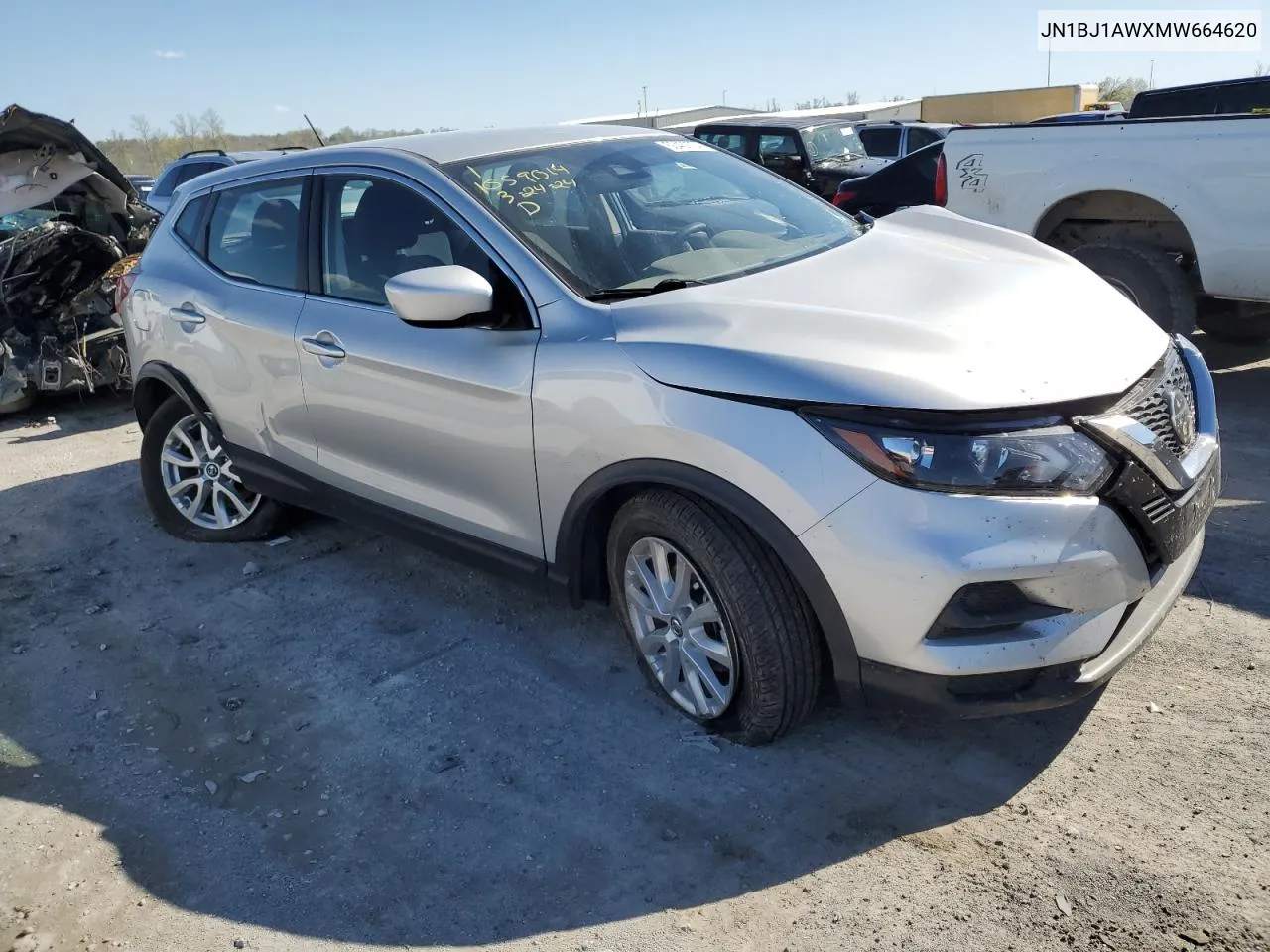 2021 Nissan Rogue Sport S VIN: JN1BJ1AWXMW664620 Lot: 50439754