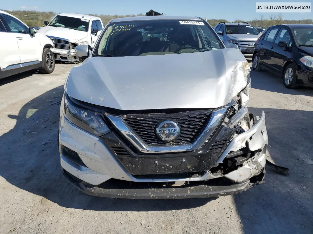 2021 Nissan Rogue Sport S VIN: JN1BJ1AWXMW664620 Lot: 50439754