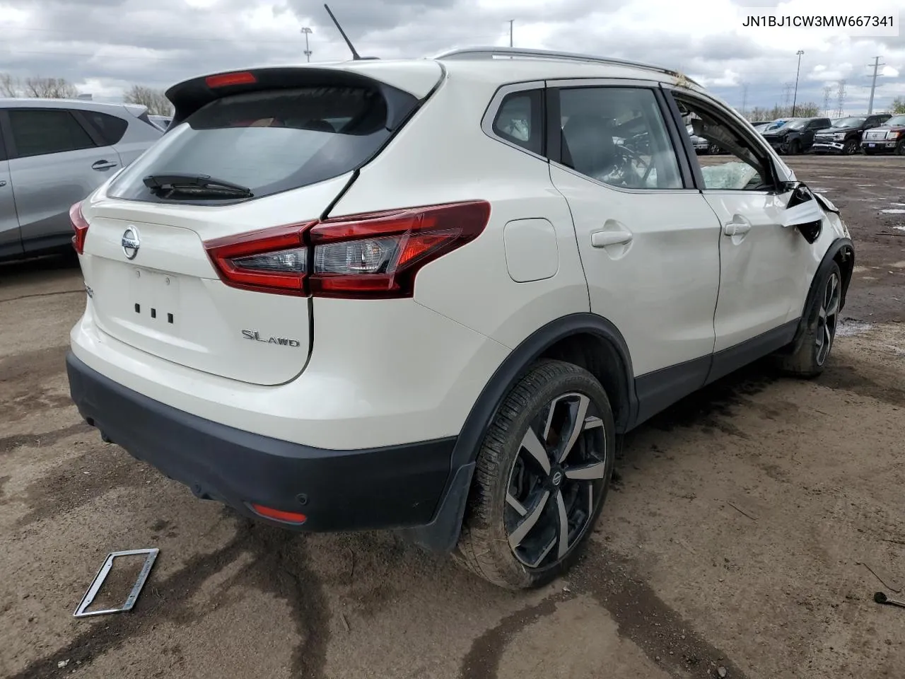 2021 Nissan Rogue Sport Sl VIN: JN1BJ1CW3MW667341 Lot: 51086153