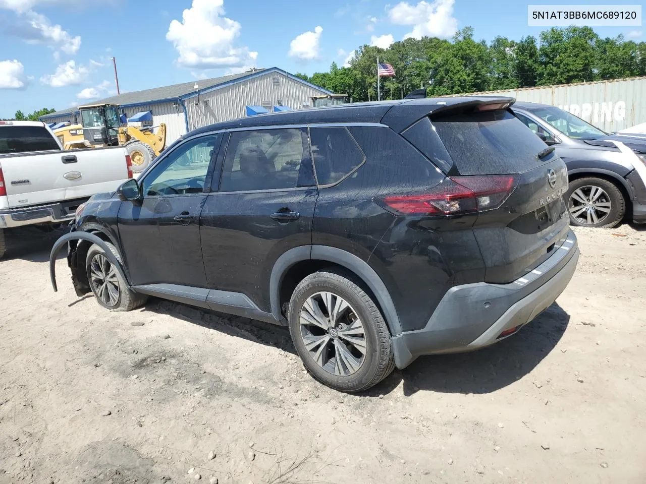 2021 Nissan Rogue Sv VIN: 5N1AT3BB6MC689120 Lot: 52882114