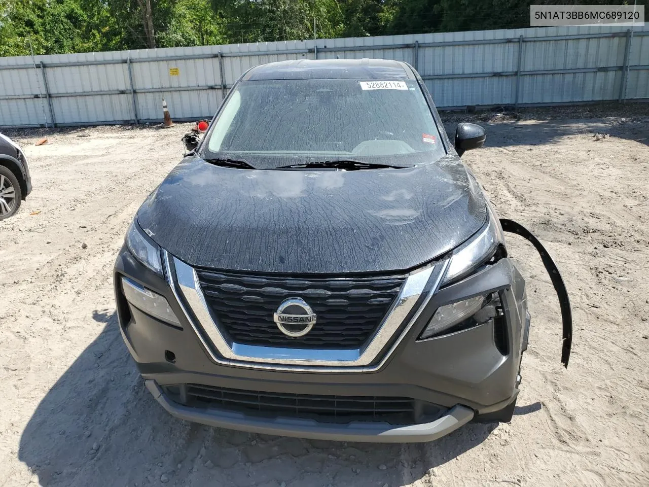 2021 Nissan Rogue Sv VIN: 5N1AT3BB6MC689120 Lot: 52882114