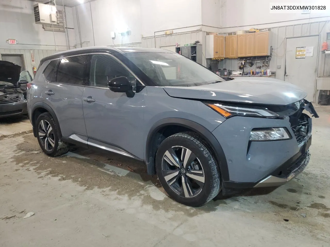 2021 Nissan Rogue Platinum VIN: JN8AT3DDXMW301828 Lot: 53156624