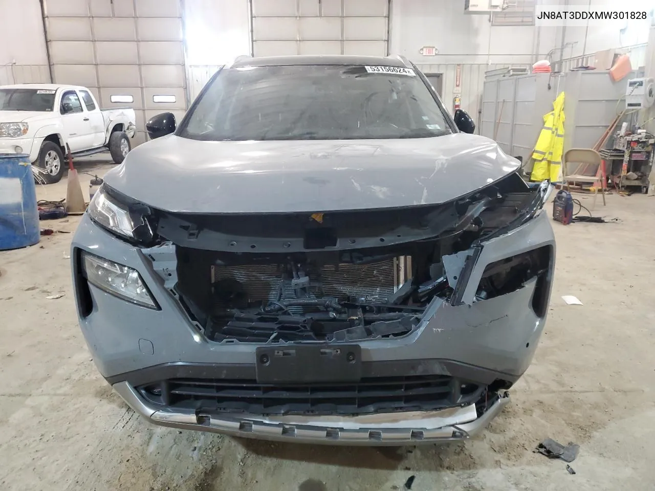 2021 Nissan Rogue Platinum VIN: JN8AT3DDXMW301828 Lot: 53156624