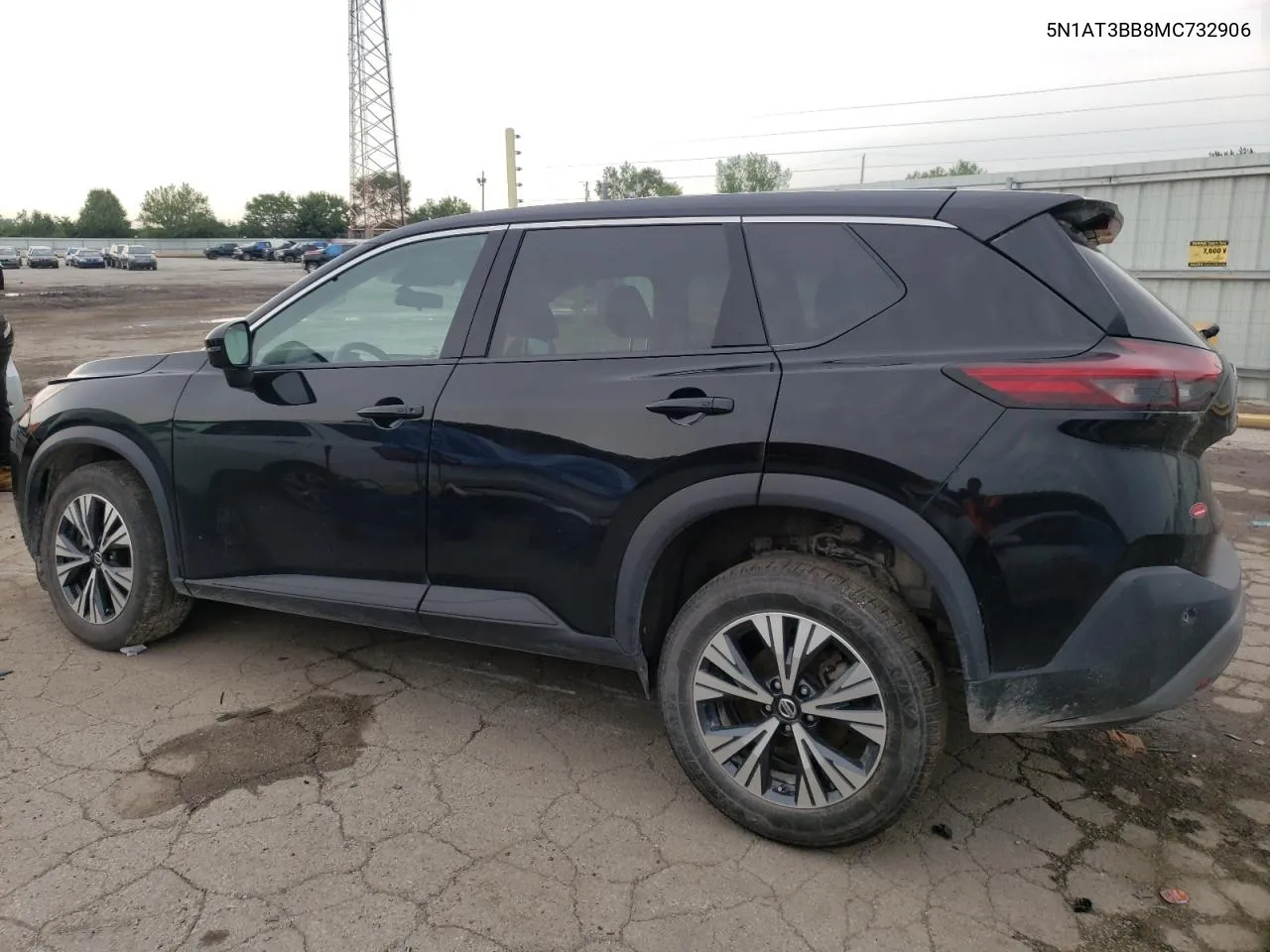 2021 Nissan Rogue Sv VIN: 5N1AT3BB8MC732906 Lot: 55076454