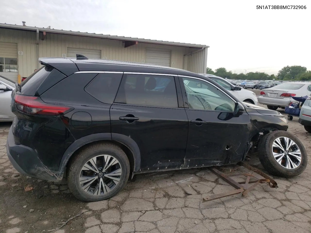 2021 Nissan Rogue Sv VIN: 5N1AT3BB8MC732906 Lot: 55076454