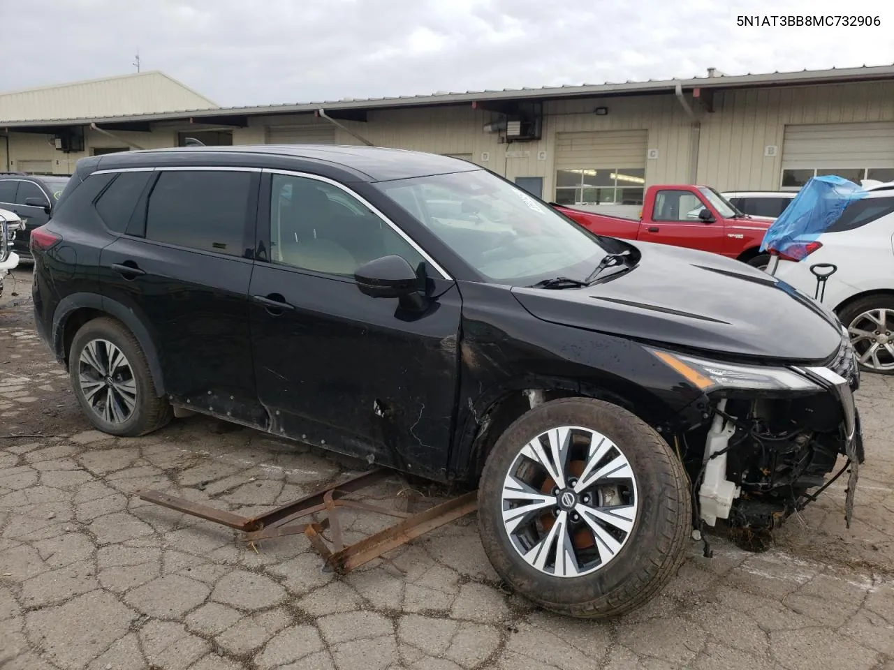 2021 Nissan Rogue Sv VIN: 5N1AT3BB8MC732906 Lot: 55076454