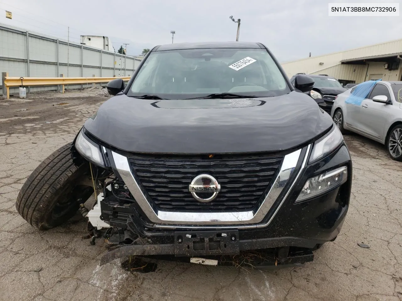 2021 Nissan Rogue Sv VIN: 5N1AT3BB8MC732906 Lot: 55076454