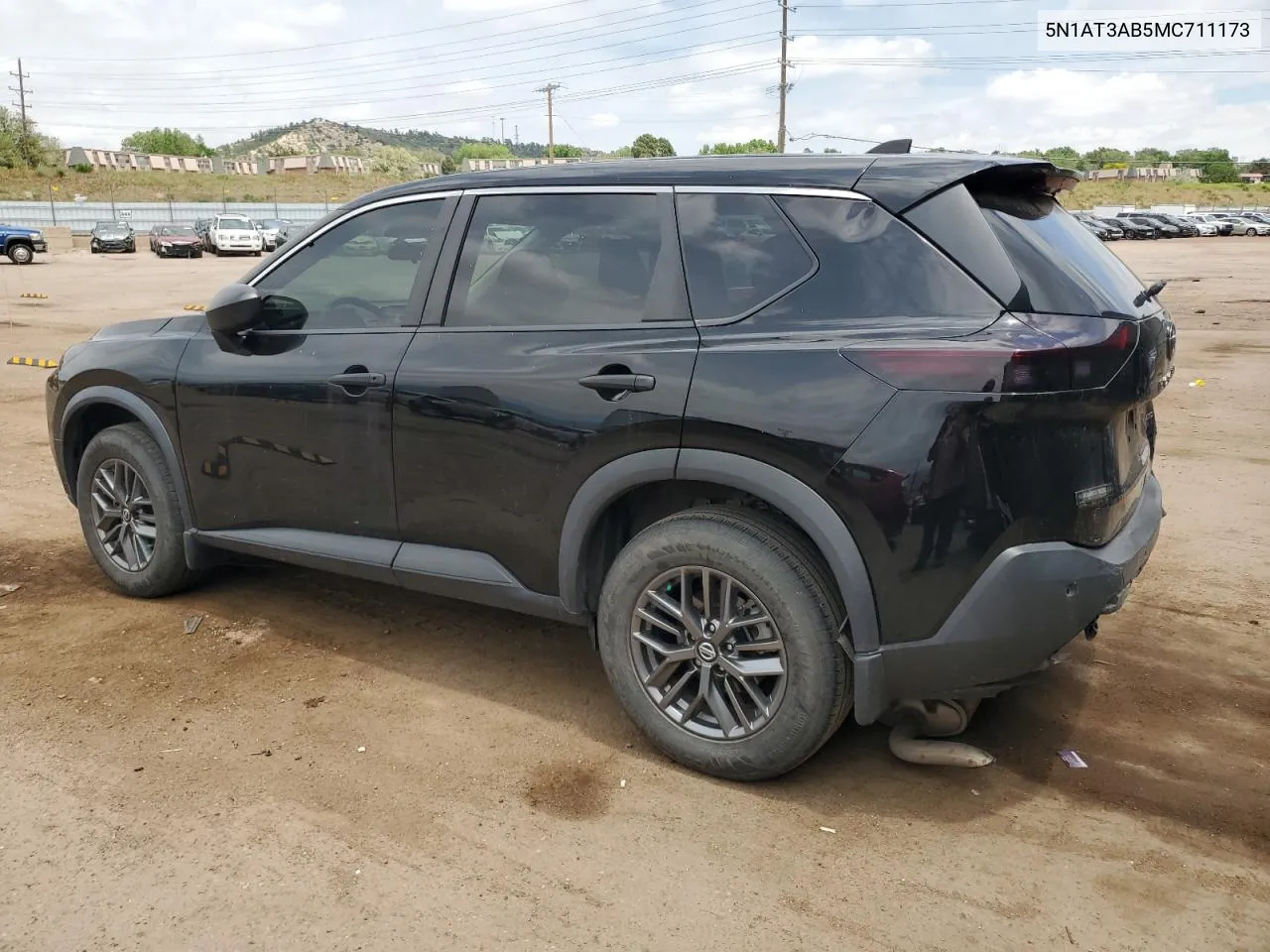 2021 Nissan Rogue S VIN: 5N1AT3AB5MC711173 Lot: 58655634