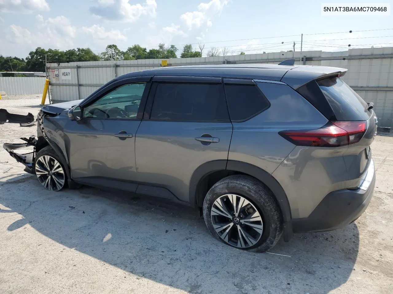 2021 Nissan Rogue Sv VIN: 5N1AT3BA6MC709468 Lot: 59478904