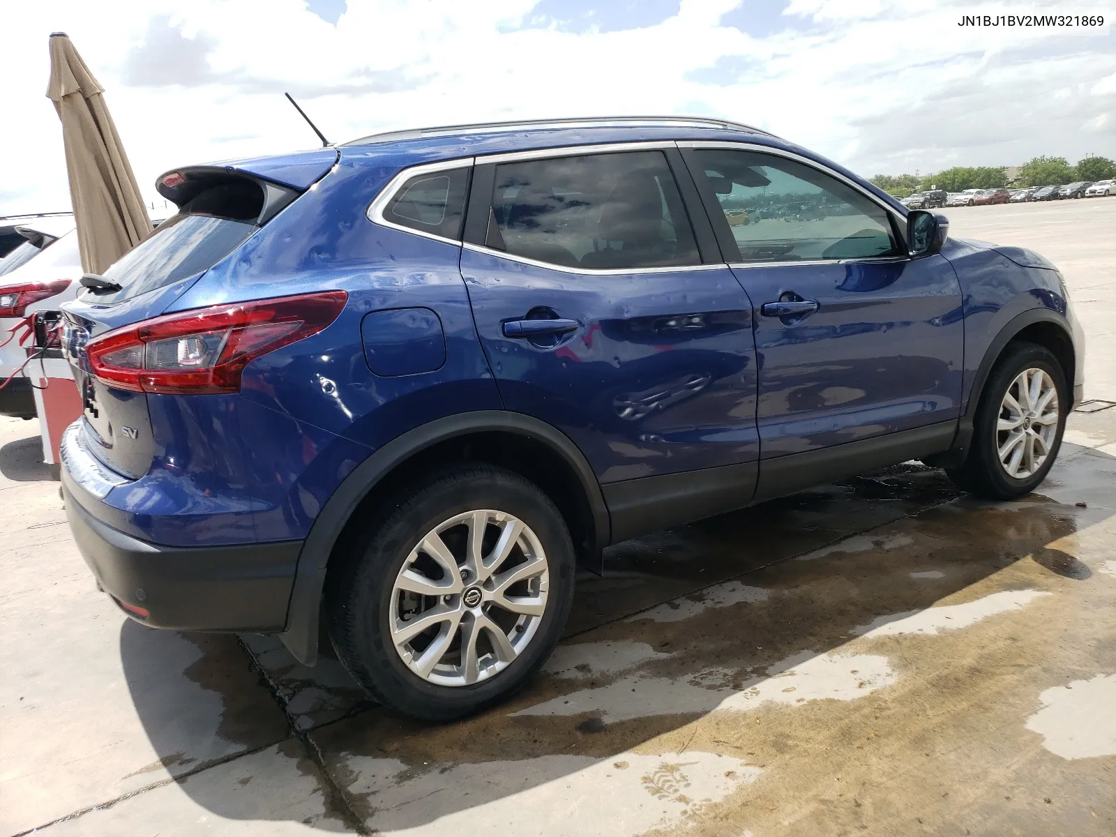 2021 Nissan Rogue Sport Sv VIN: JN1BJ1BV2MW321869 Lot: 59641964