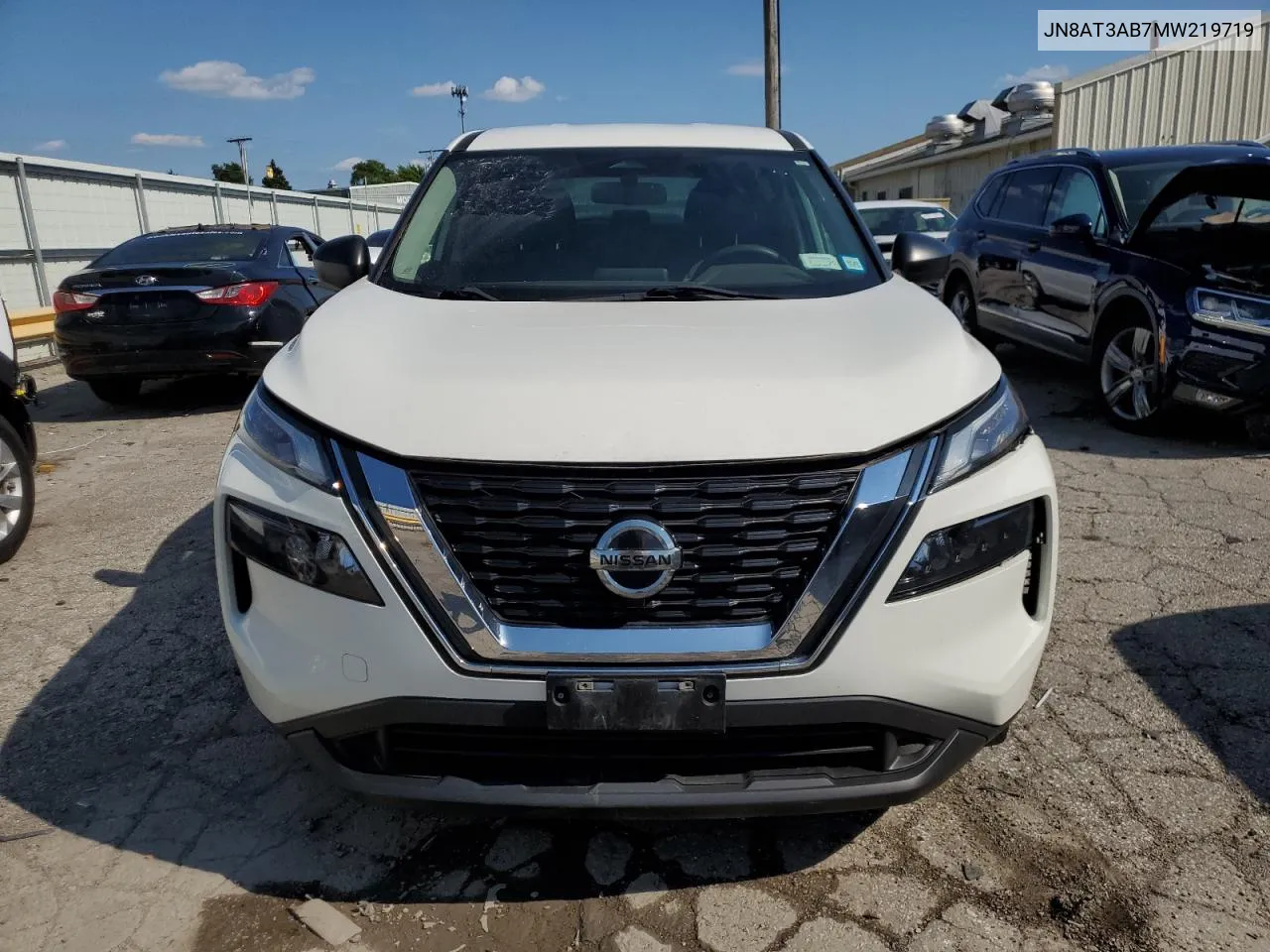 2021 Nissan Rogue S VIN: JN8AT3AB7MW219719 Lot: 59931254