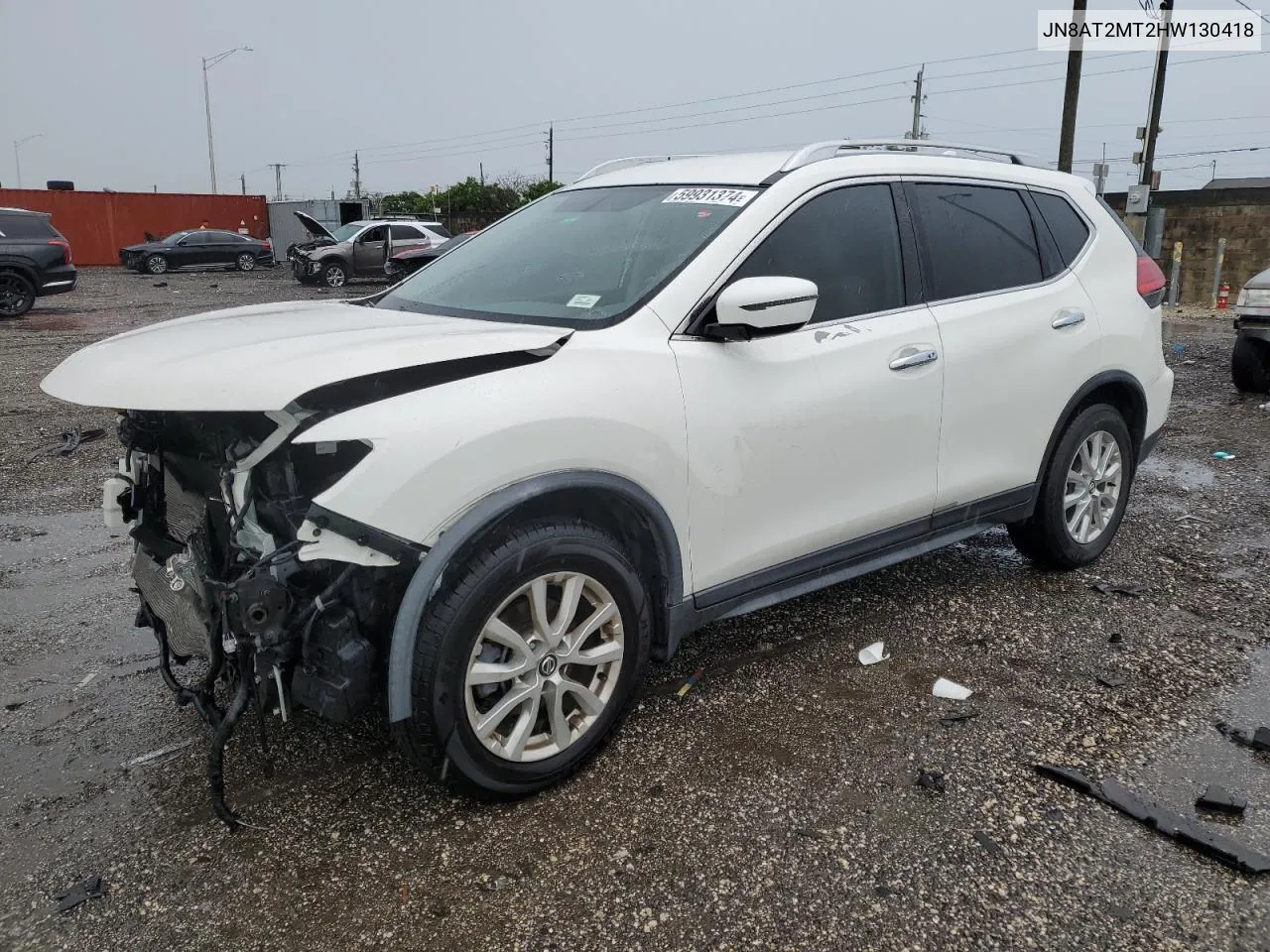 2021 Nissan Rogue S VIN: JN8AT2MT2HW130418 Lot: 59931374