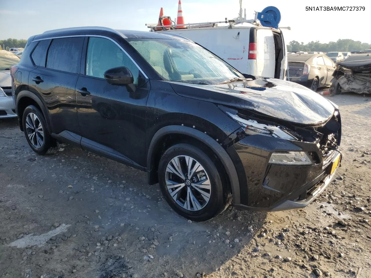 2021 Nissan Rogue Sv VIN: 5N1AT3BA9MC727379 Lot: 59940074