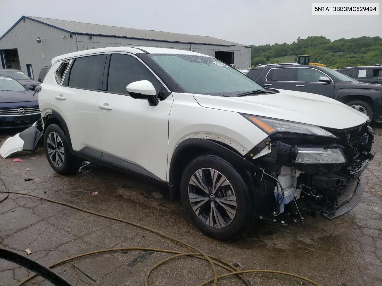 2021 Nissan Rogue Sv VIN: 5N1AT3BB3MC829494 Lot: 60126564