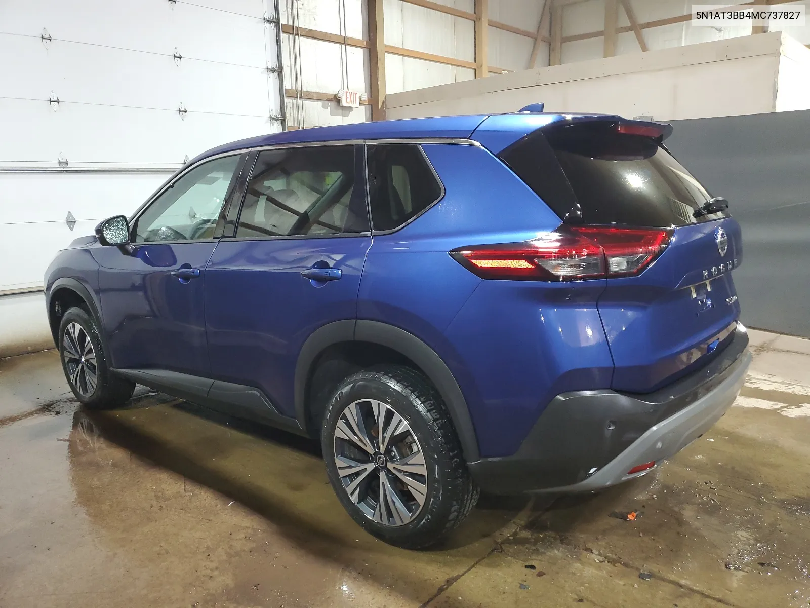 2021 Nissan Rogue Sv VIN: 5N1AT3BB4MC737827 Lot: 60385184