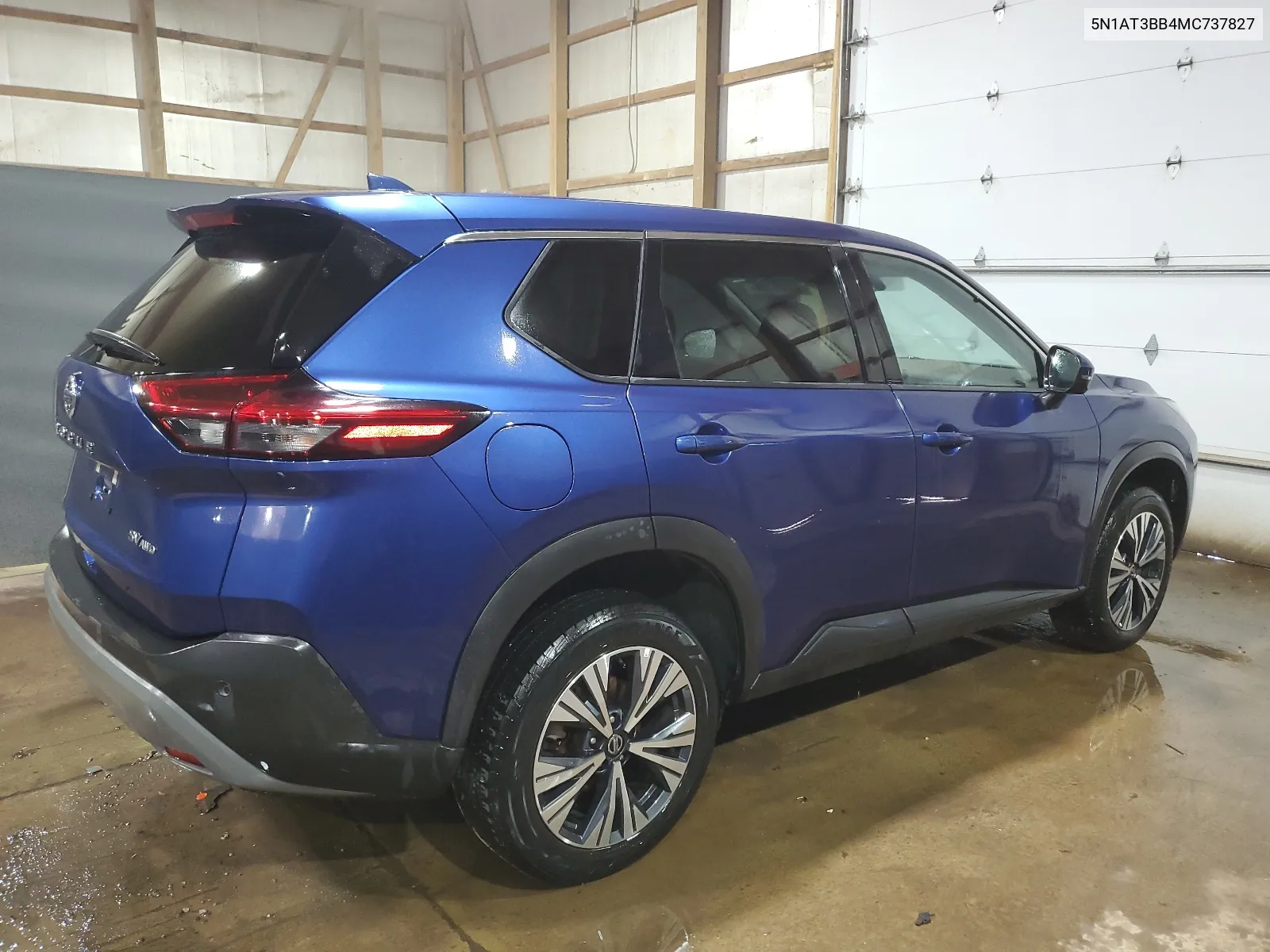 2021 Nissan Rogue Sv VIN: 5N1AT3BB4MC737827 Lot: 60385184