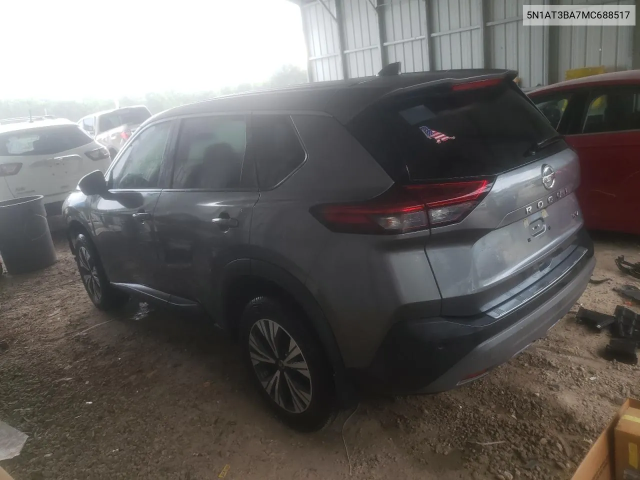 2021 Nissan Rogue Sv VIN: 5N1AT3BA7MC688517 Lot: 60486474