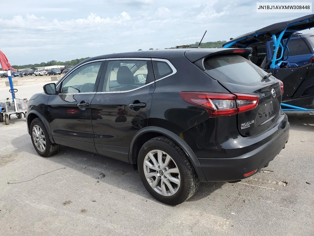 2021 Nissan Rogue Sport S VIN: JN1BJ1AVXMW308448 Lot: 60650724