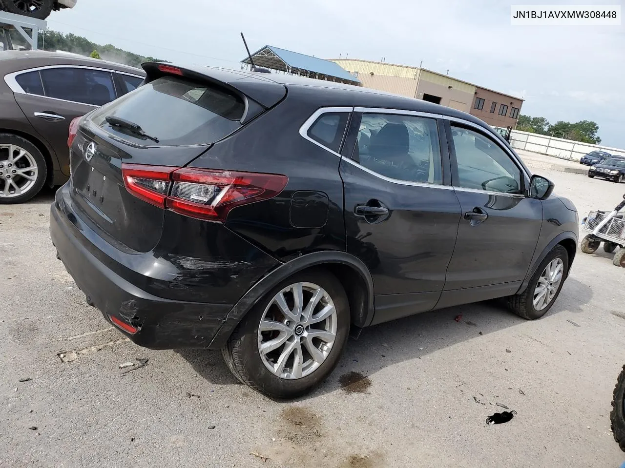 2021 Nissan Rogue Sport S VIN: JN1BJ1AVXMW308448 Lot: 60650724