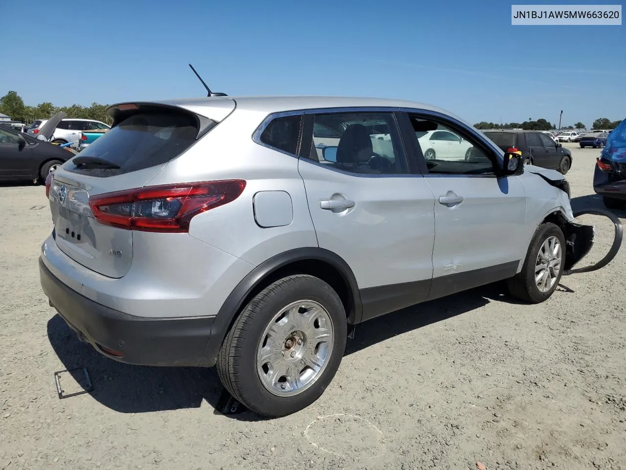 2021 Nissan Rogue Sport S VIN: JN1BJ1AW5MW663620 Lot: 60887864