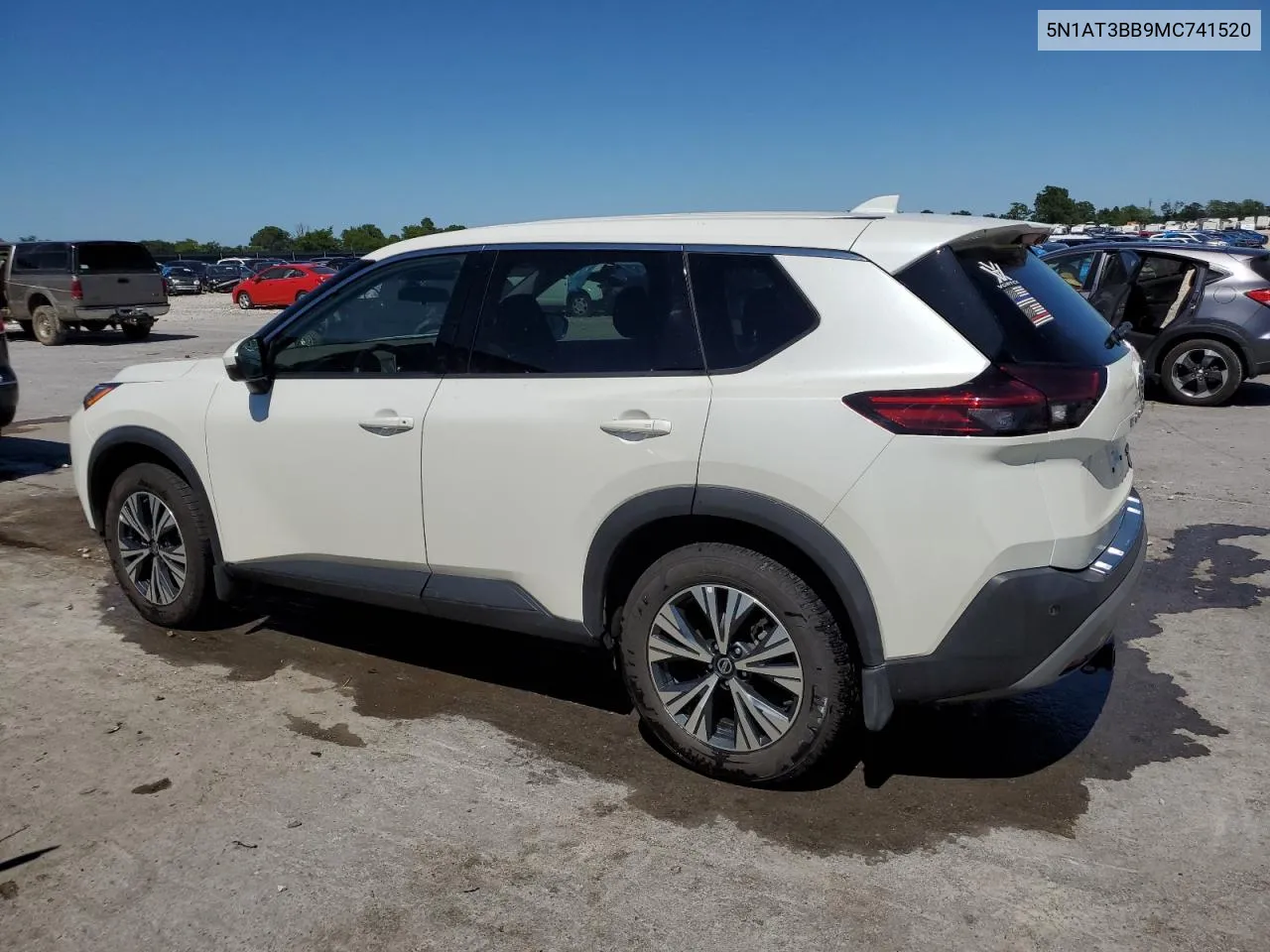 2021 Nissan Rogue Sv VIN: 5N1AT3BB9MC741520 Lot: 61695574