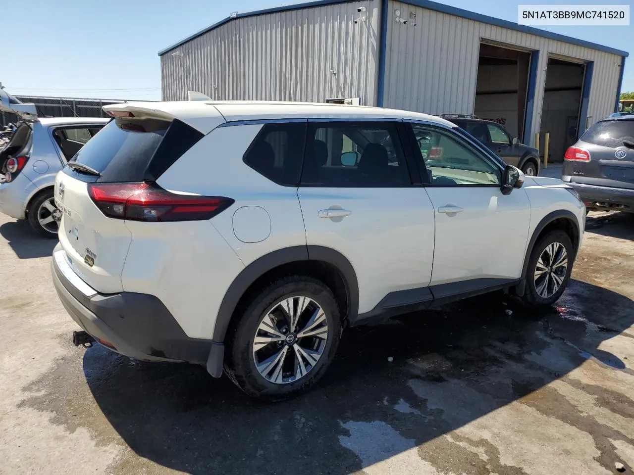 2021 Nissan Rogue Sv VIN: 5N1AT3BB9MC741520 Lot: 61695574