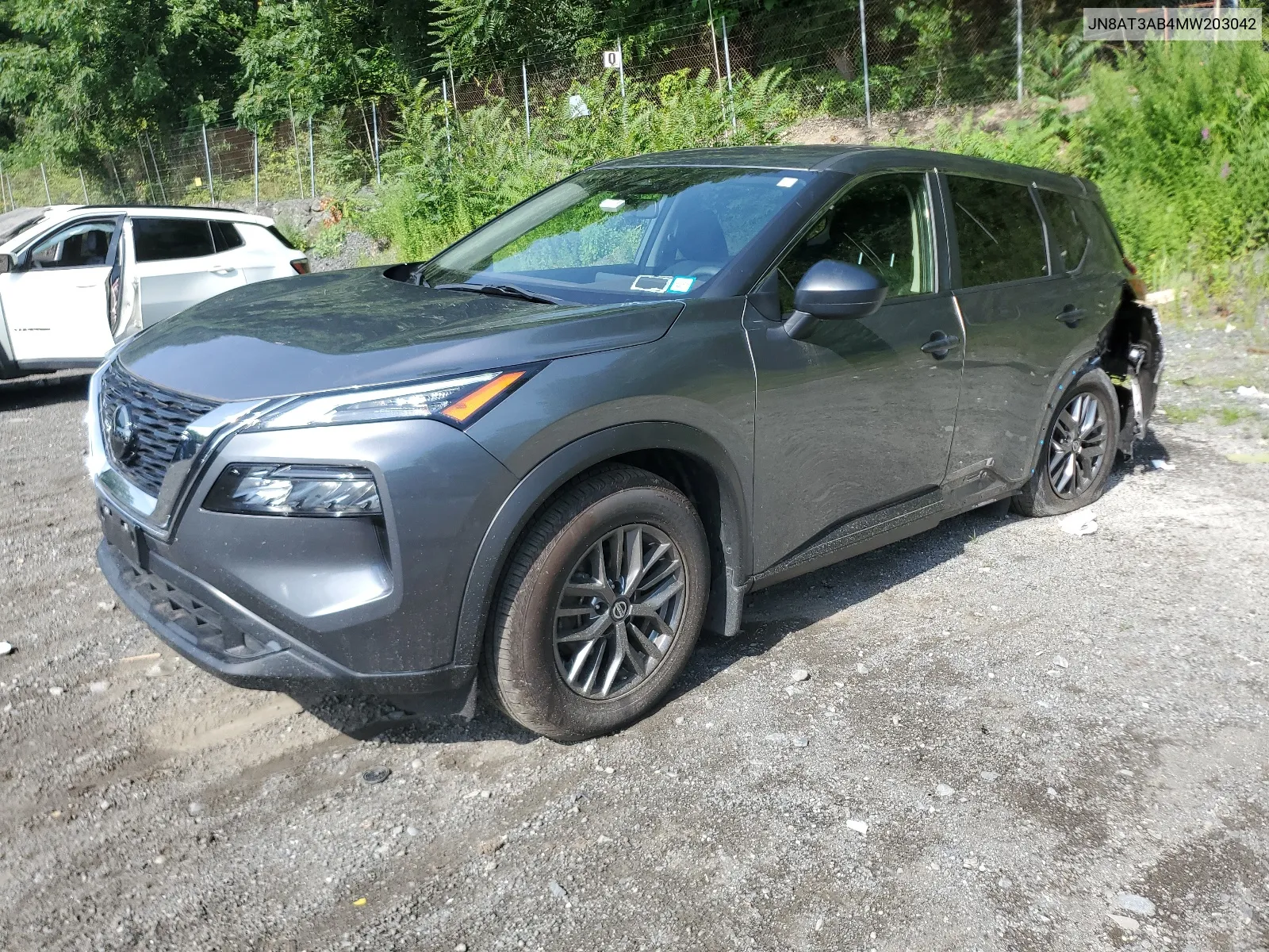 2021 Nissan Rogue S VIN: JN8AT3AB4MW203042 Lot: 62461654