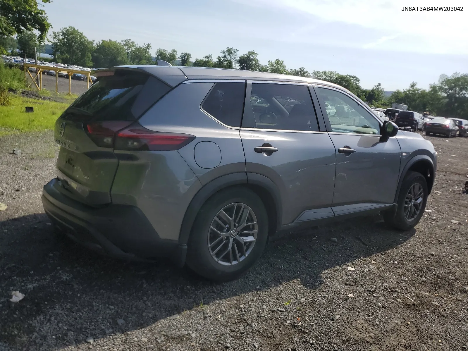 2021 Nissan Rogue S VIN: JN8AT3AB4MW203042 Lot: 62461654