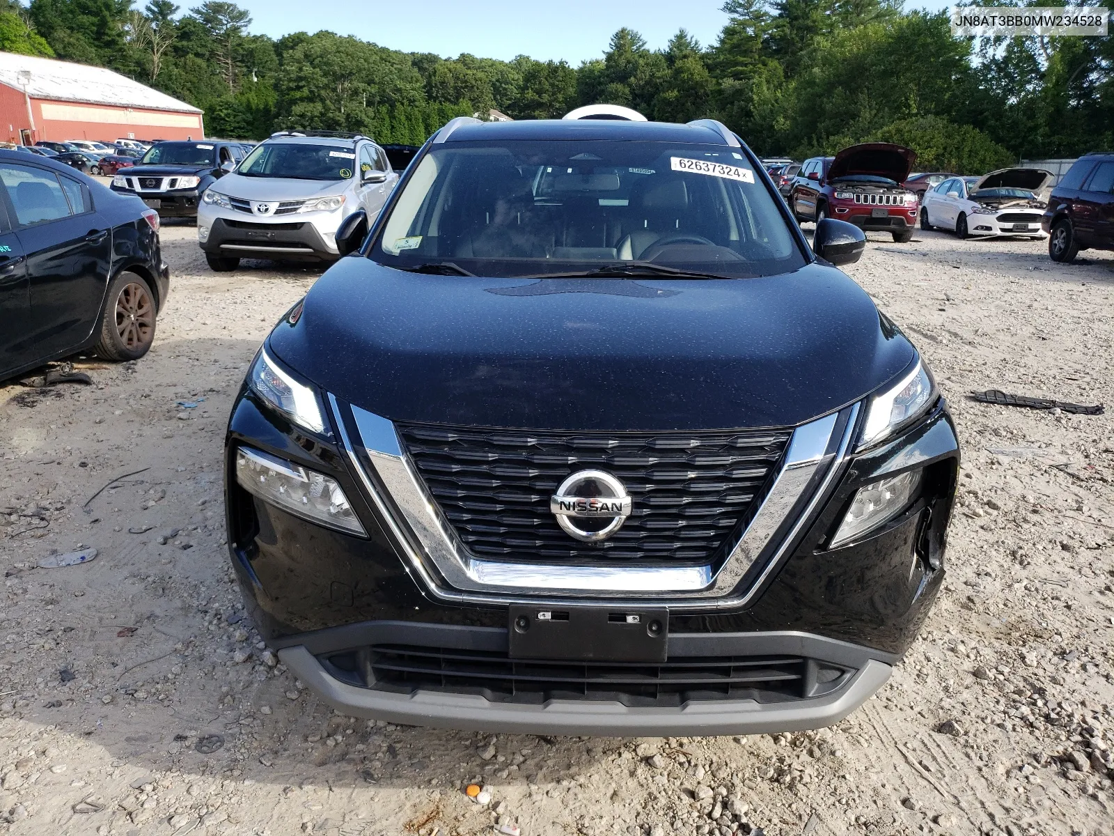 2021 Nissan Rogue Sv VIN: JN8AT3BB0MW234528 Lot: 62637324