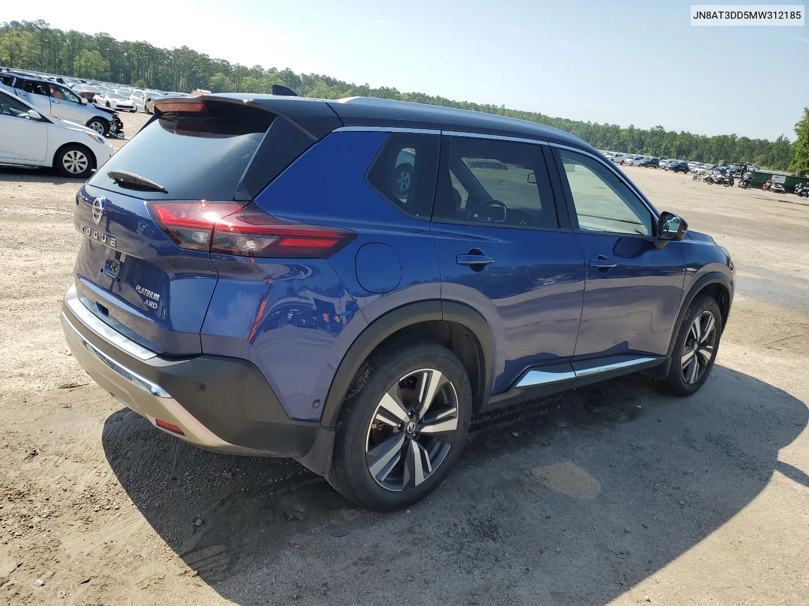 2021 Nissan Rogue Platinum VIN: JN8AT3DD5MW312185 Lot: 62822104