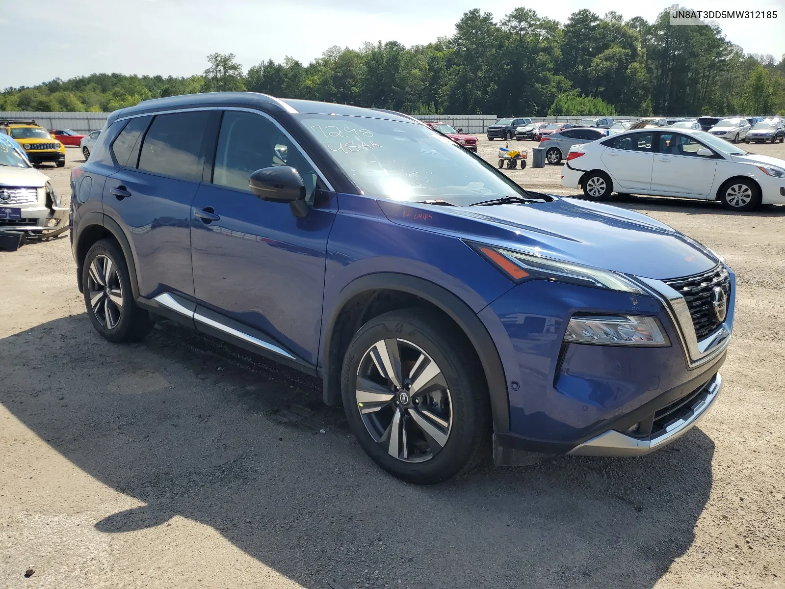 2021 Nissan Rogue Platinum VIN: JN8AT3DD5MW312185 Lot: 62822104