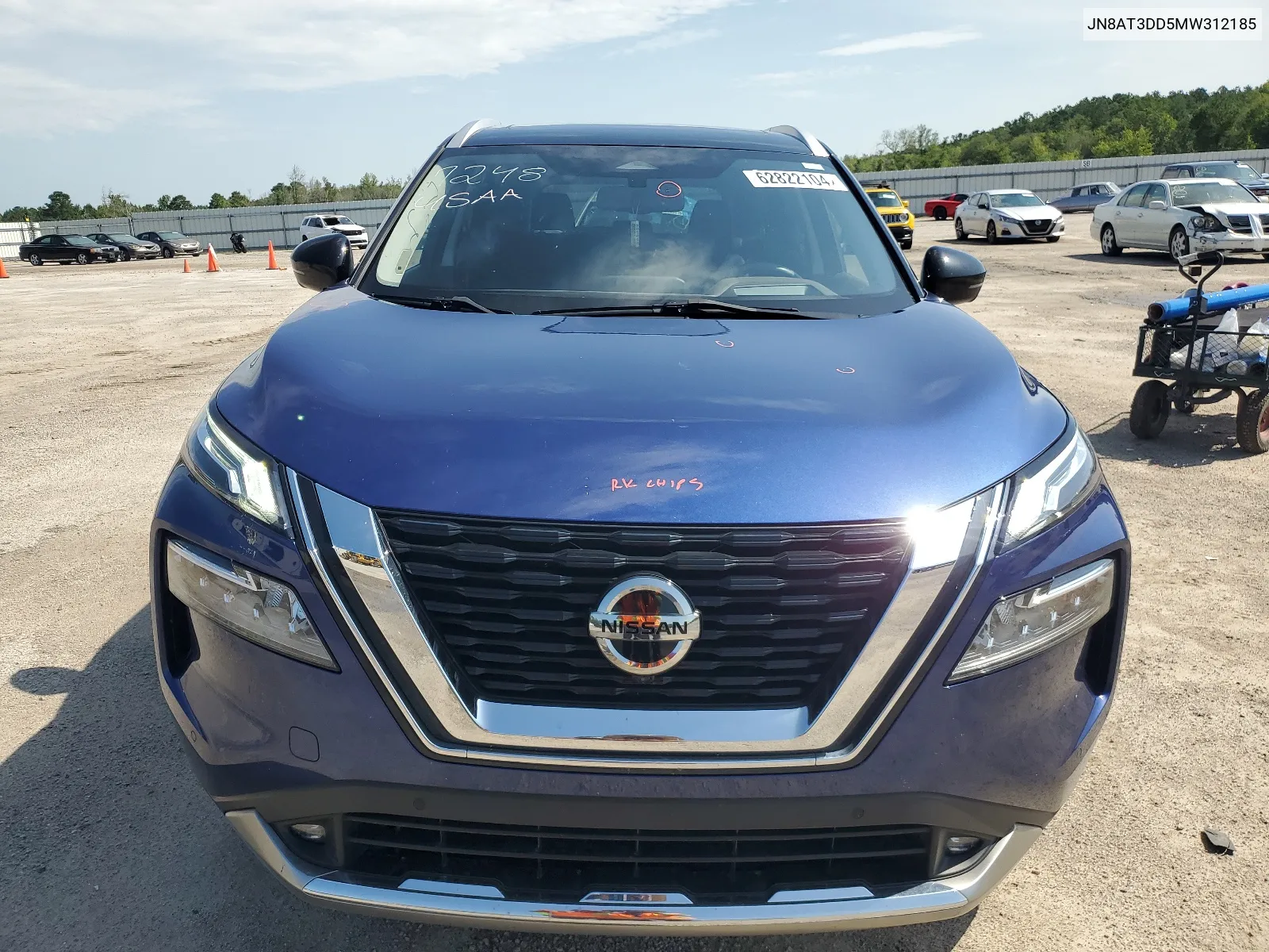 2021 Nissan Rogue Platinum VIN: JN8AT3DD5MW312185 Lot: 62822104