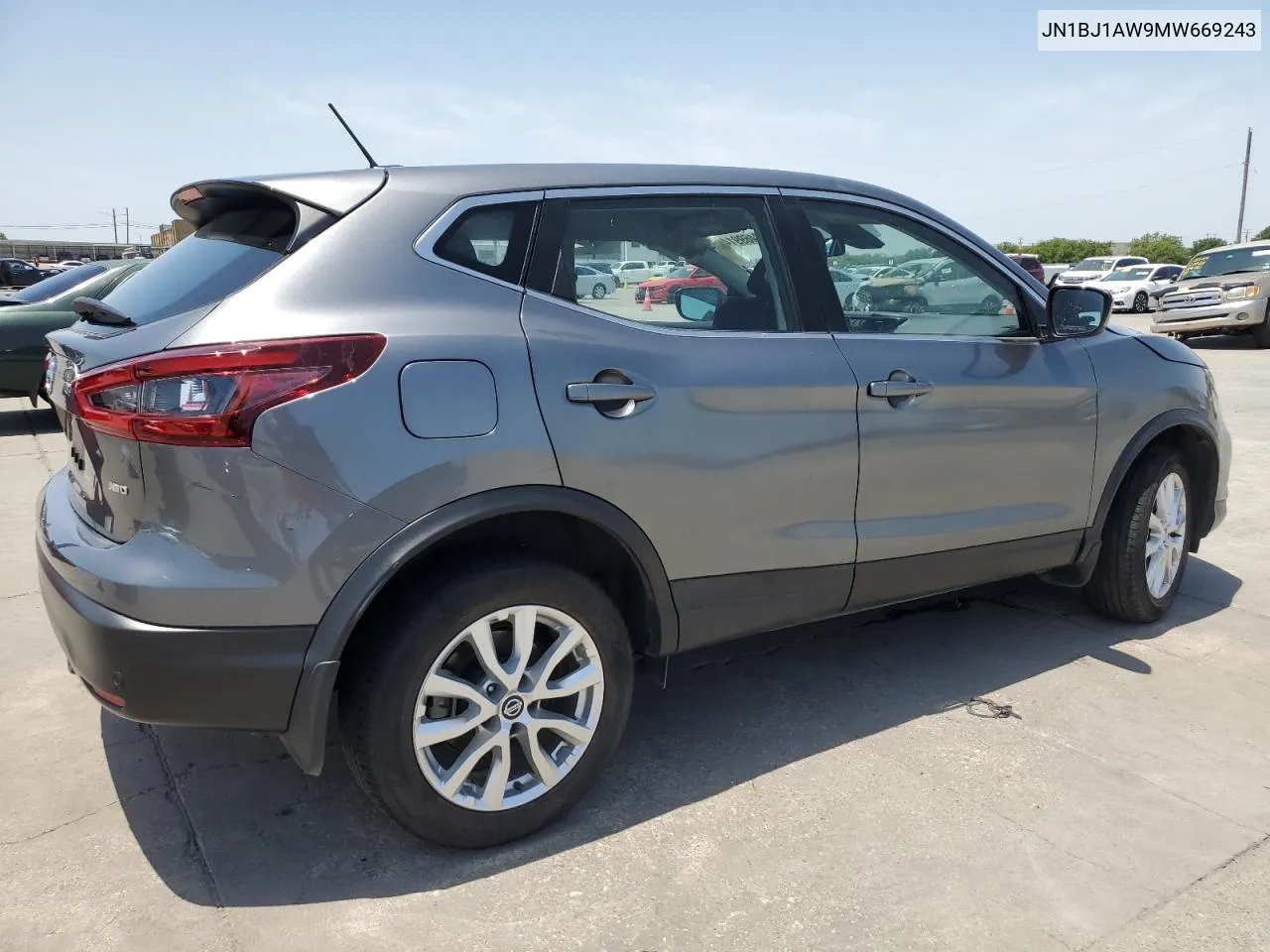 2021 Nissan Rogue Sport S VIN: JN1BJ1AW9MW669243 Lot: 63469914