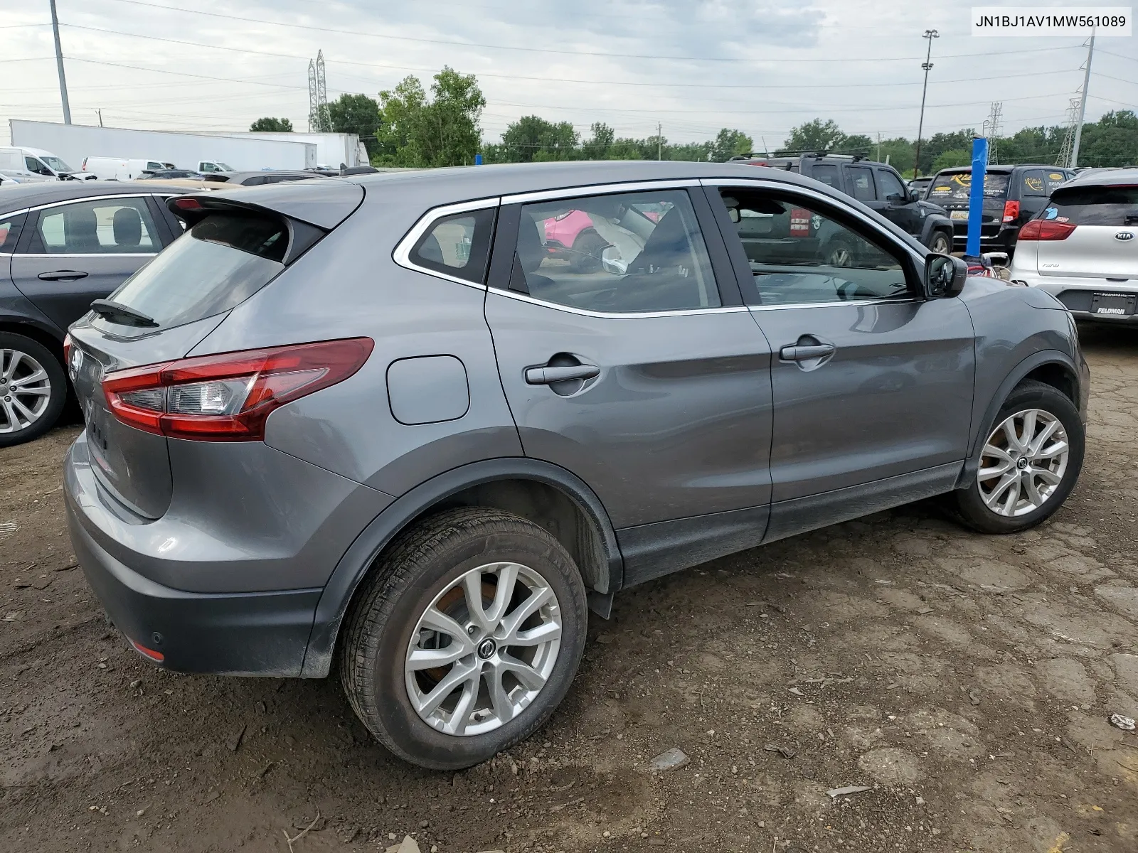 2021 Nissan Rogue Sport S VIN: JN1BJ1AV1MW561089 Lot: 63566264