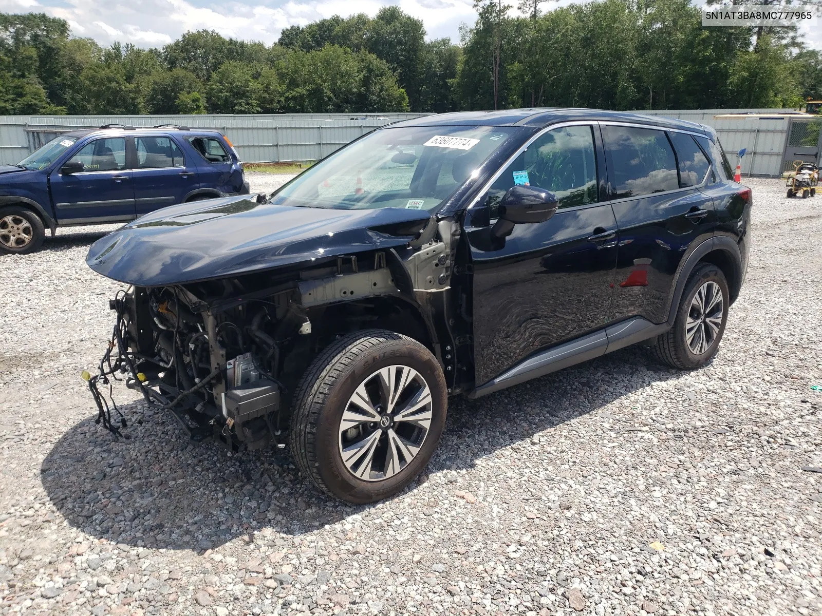 2021 Nissan Rogue Sv VIN: 5N1AT3BA8MC777965 Lot: 63607774