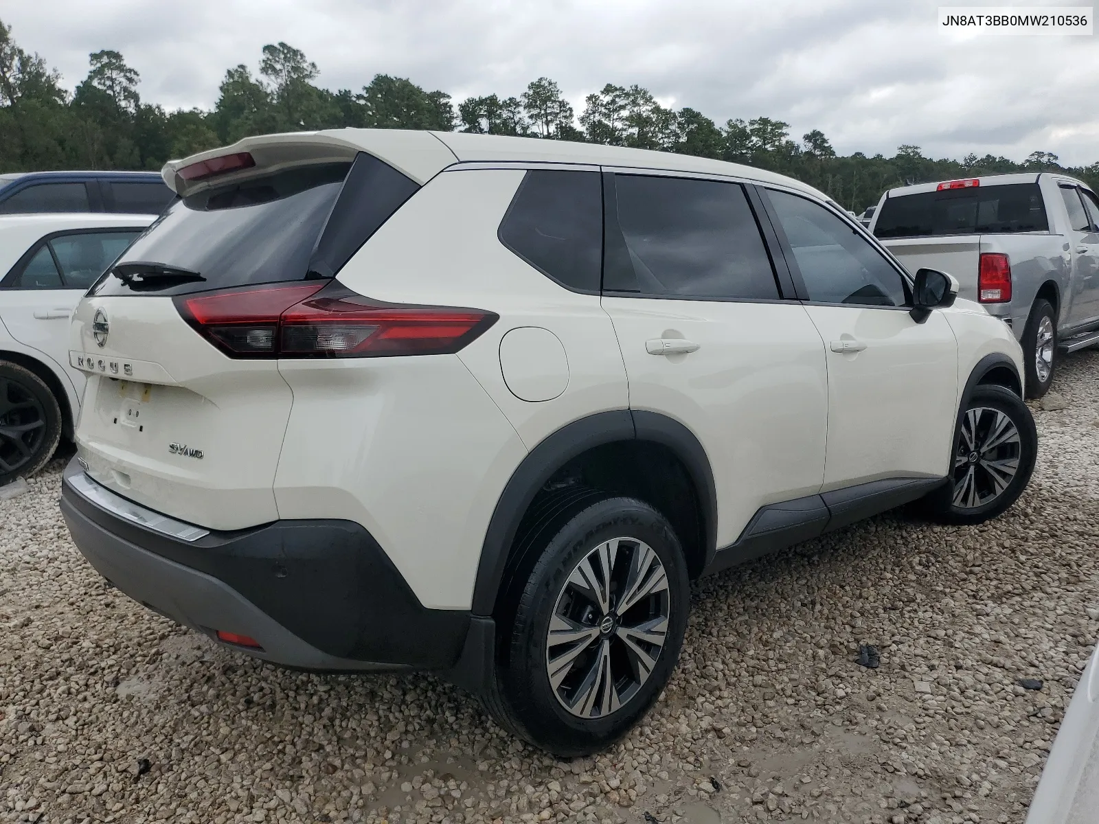 2021 Nissan Rogue Sv VIN: JN8AT3BB0MW210536 Lot: 63978444