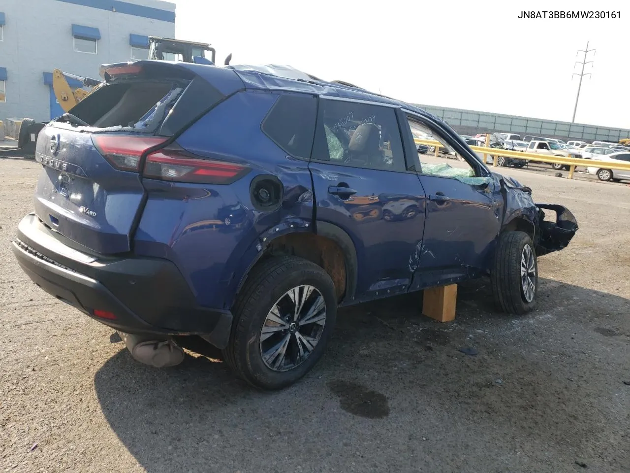 2021 Nissan Rogue Sv VIN: JN8AT3BB6MW230161 Lot: 64037194