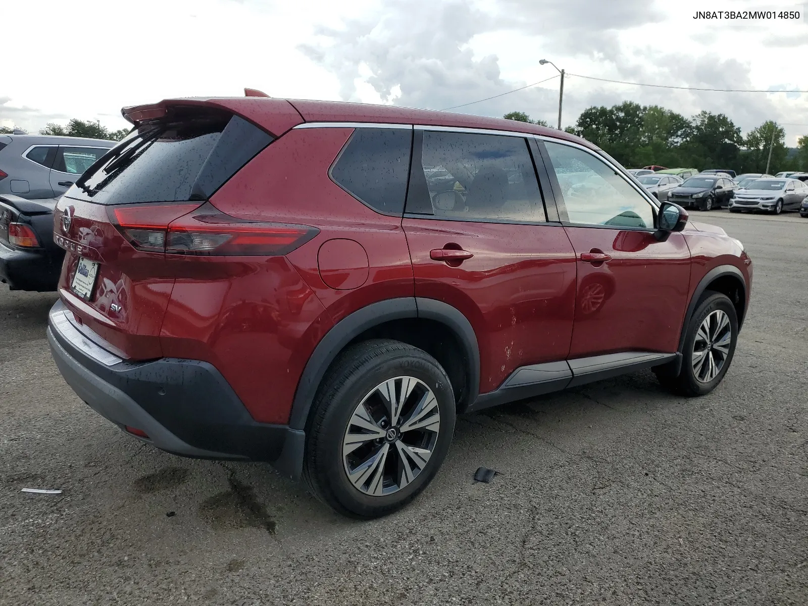 2021 Nissan Rogue Sv VIN: JN8AT3BA2MW014850 Lot: 64043464