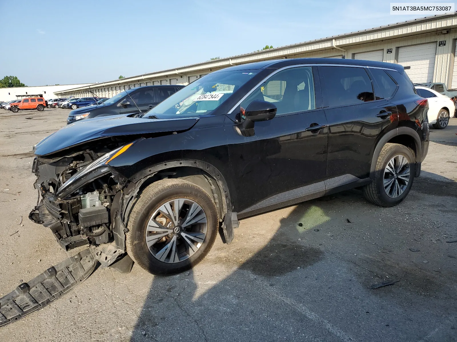 2021 Nissan Rogue Sv VIN: 5N1AT3BA5MC753087 Lot: 64071514