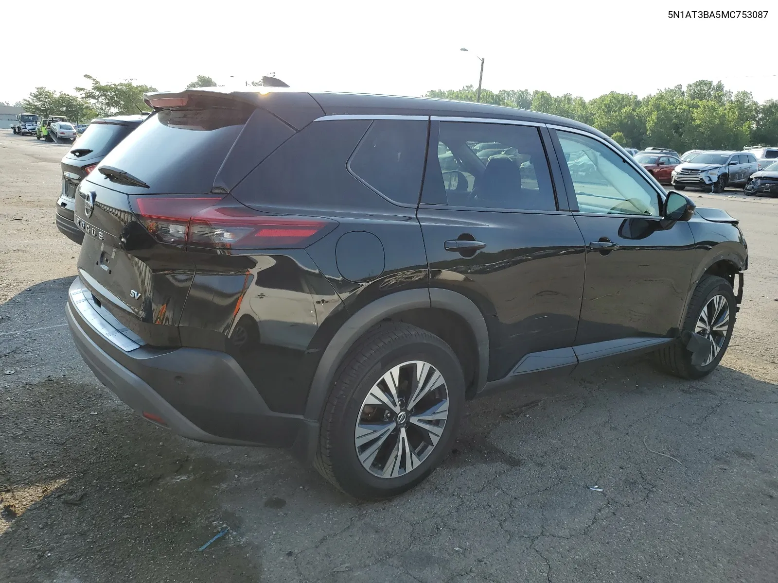 2021 Nissan Rogue Sv VIN: 5N1AT3BA5MC753087 Lot: 64071514