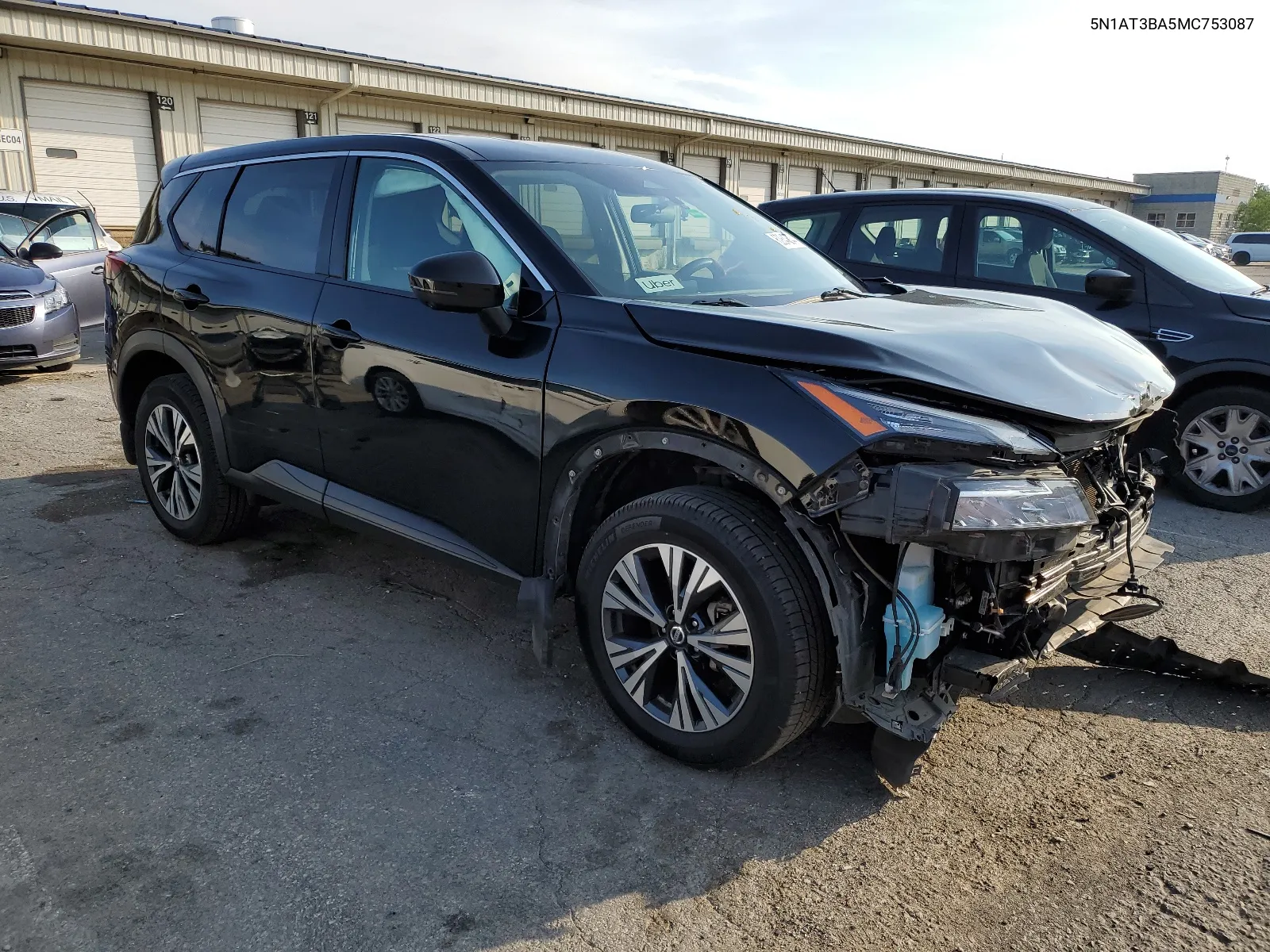 2021 Nissan Rogue Sv VIN: 5N1AT3BA5MC753087 Lot: 64071514