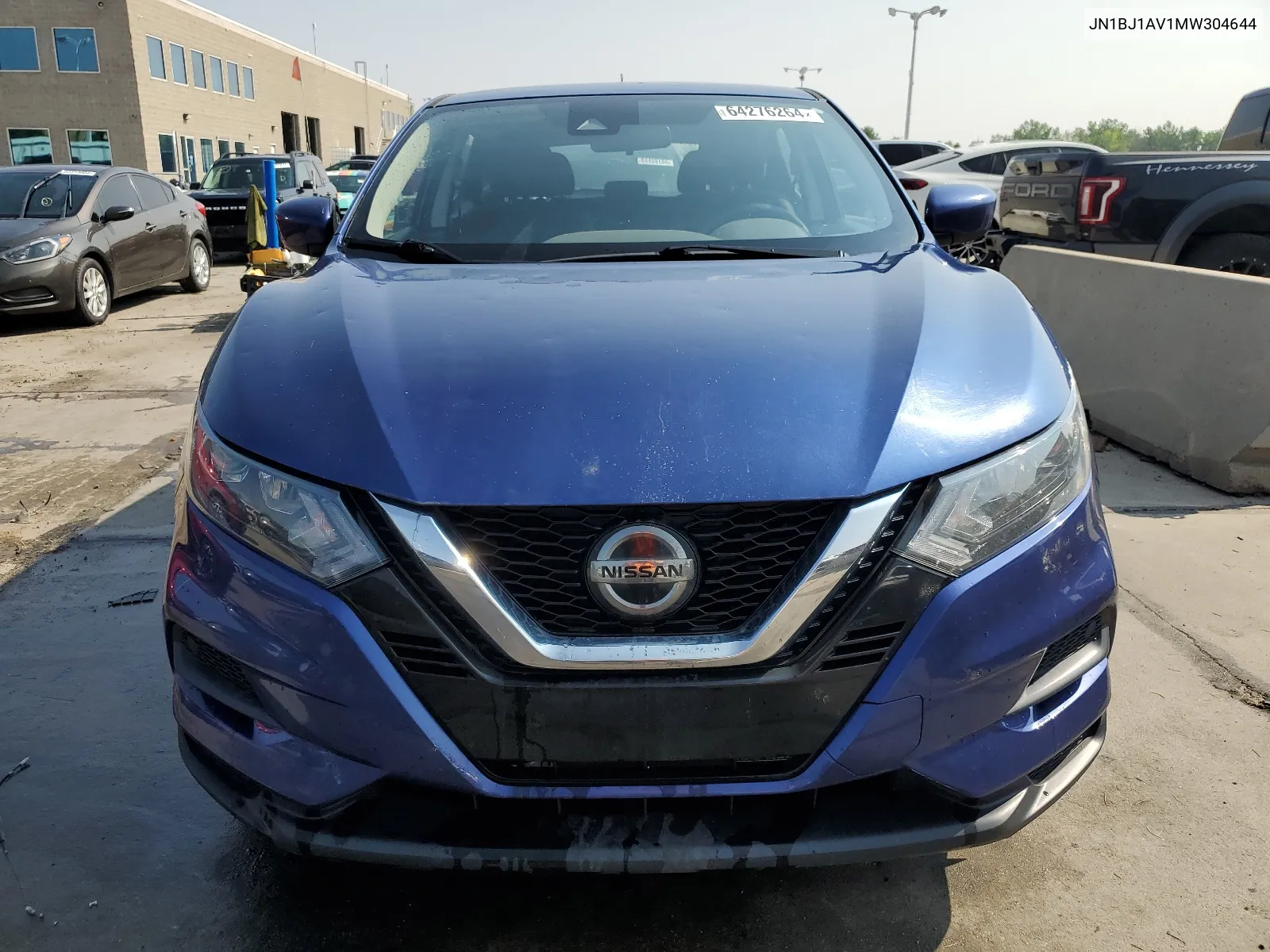 2021 Nissan Rogue Sport S VIN: JN1BJ1AV1MW304644 Lot: 64276264