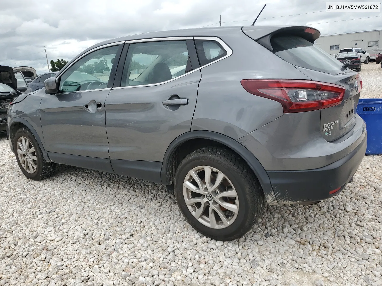 2021 Nissan Rogue Sport S VIN: JN1BJ1AV5MW561872 Lot: 74736564