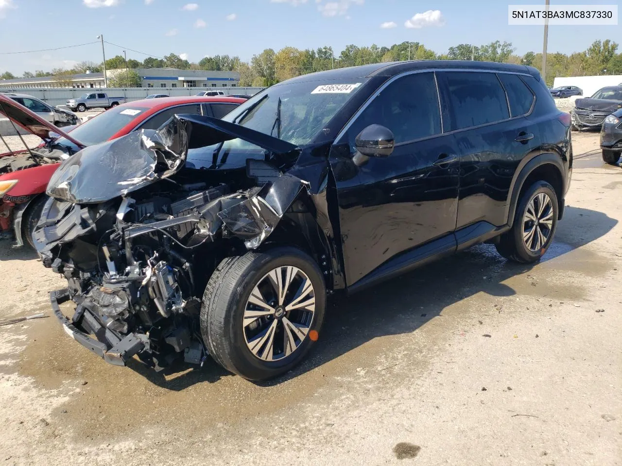 2021 Nissan Rogue Sv VIN: 5N1AT3BA3MC837330 Lot: 64865404