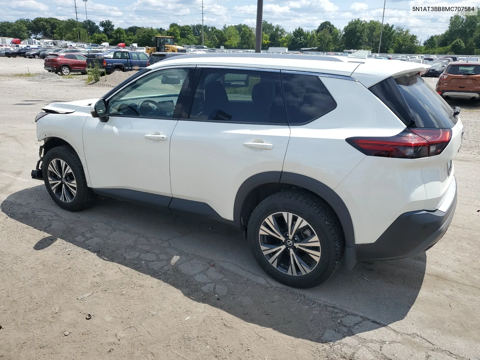 2021 Nissan Rogue Sv VIN: 5N1AT3BB8MC707584 Lot: 64974484