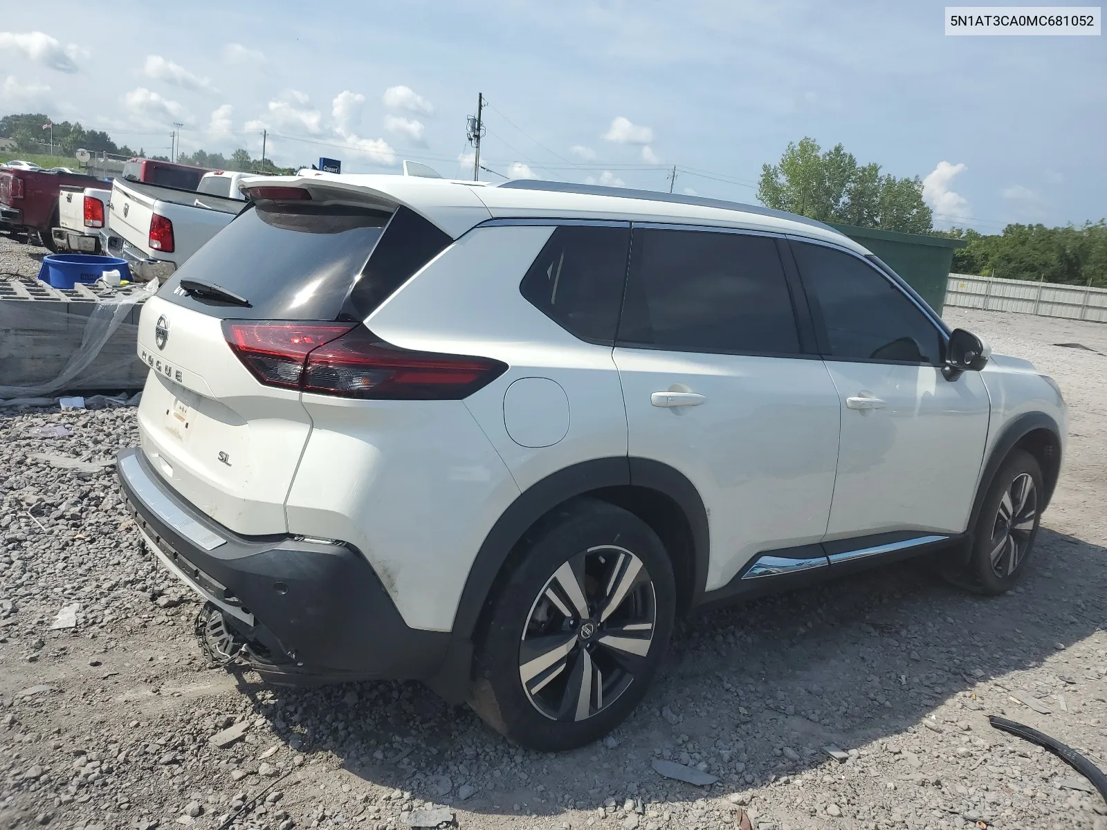 2021 Nissan Rogue Sl VIN: 5N1AT3CA0MC681052 Lot: 65221544