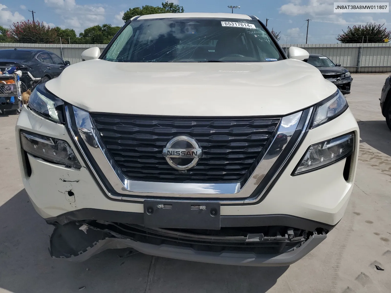 2021 Nissan Rogue Sv VIN: JN8AT3BA8MW011807 Lot: 65317614