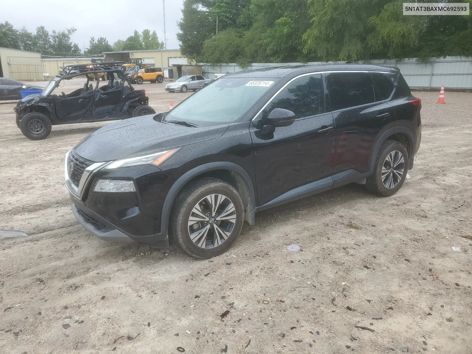 2021 Nissan Rogue Sv VIN: 5N1AT3BAXMC692593 Lot: 65328714