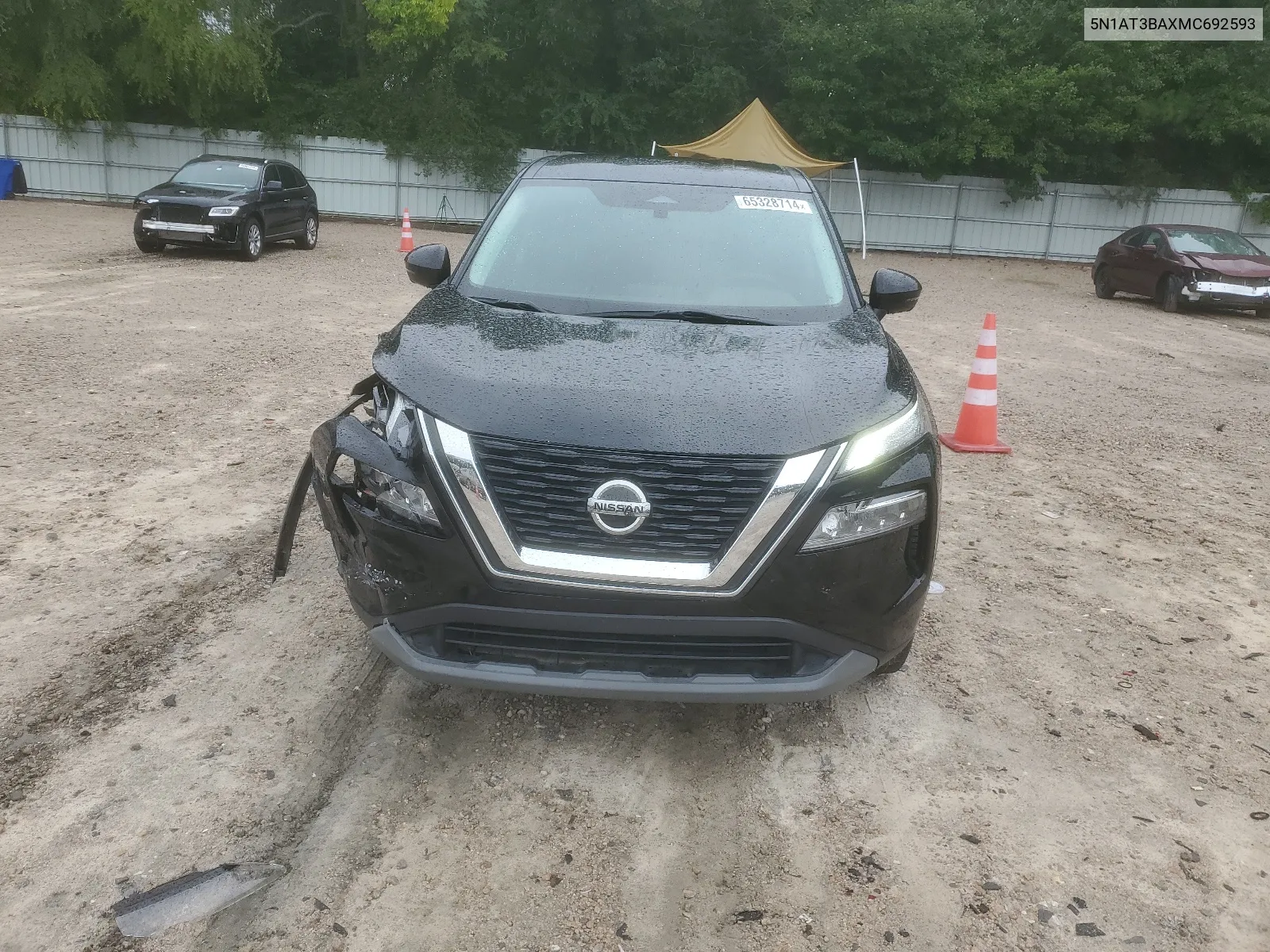 2021 Nissan Rogue Sv VIN: 5N1AT3BAXMC692593 Lot: 65328714