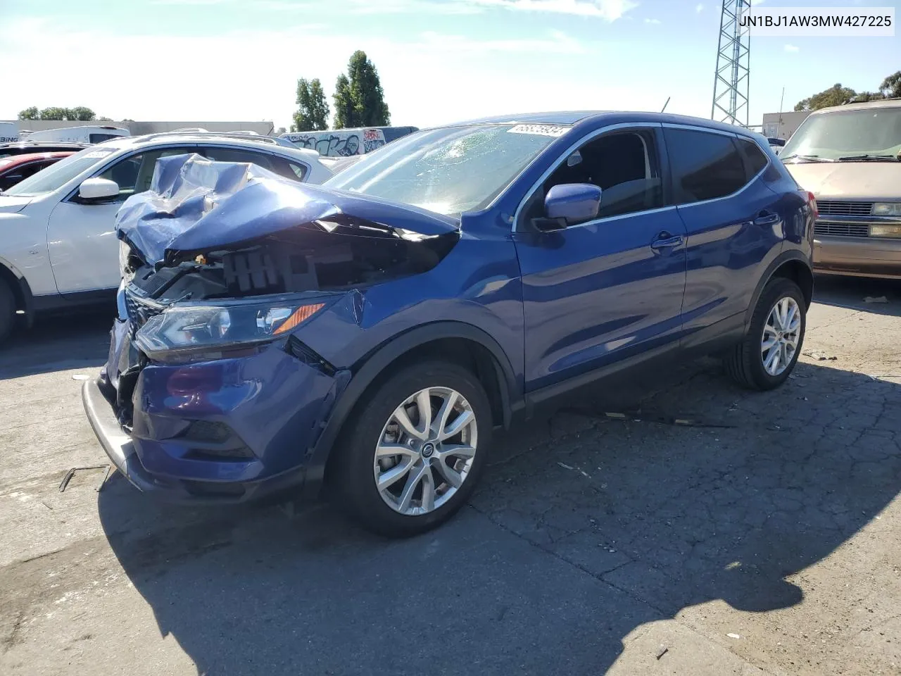 2021 Nissan Rogue Sport S VIN: JN1BJ1AW3MW427225 Lot: 65825934